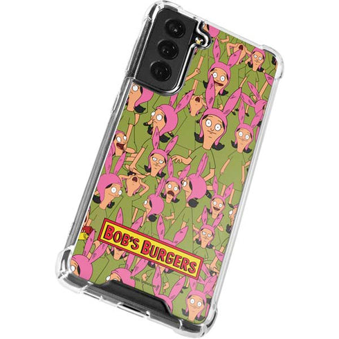 Bobs Burgers Louise Belcher Galaxy S21 FE Clear Case